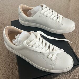 Frye White Leather Sneakers for Women